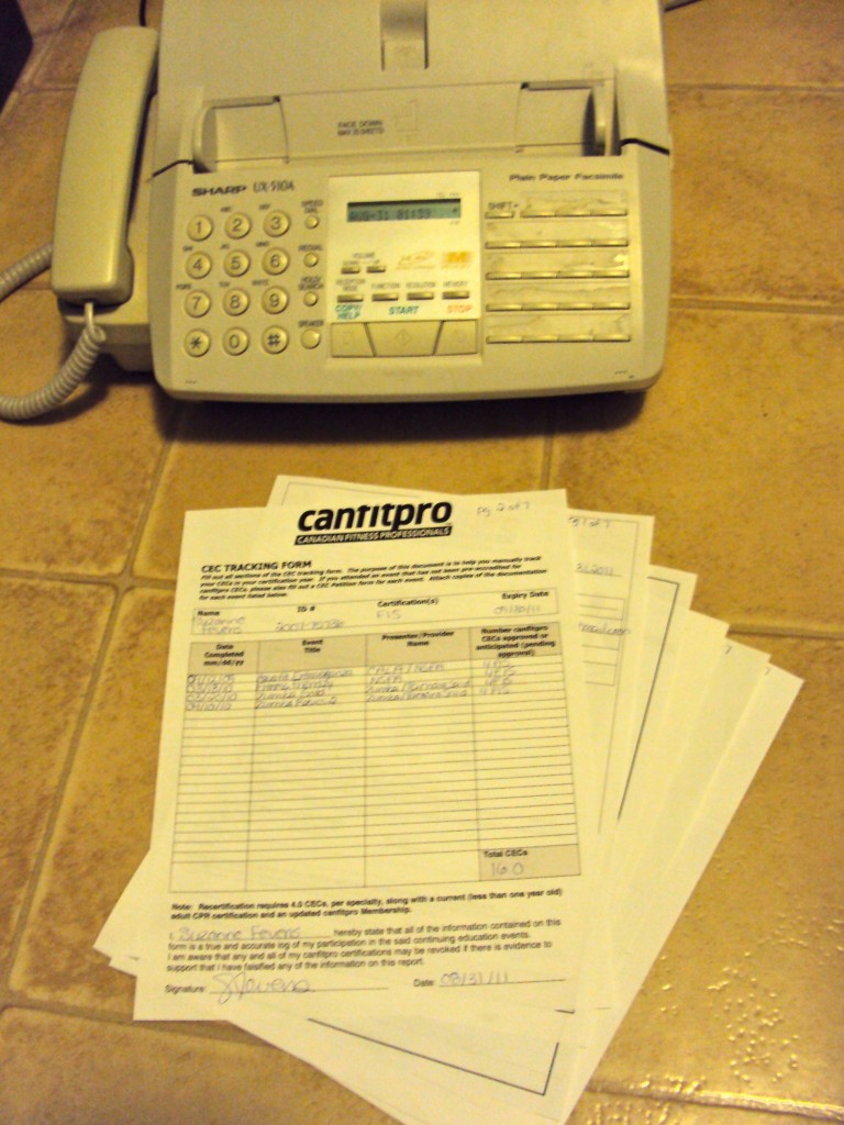 faxing