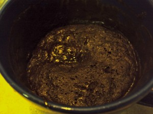 cooked brownie